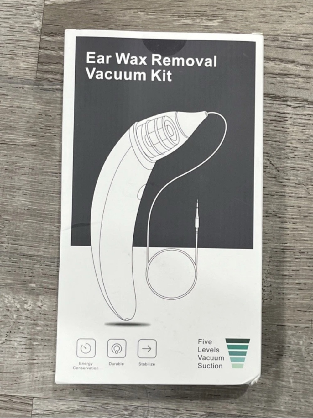 Five Levels Vacuum Ear Wax Removal Kit for Adult & Kid New In Box